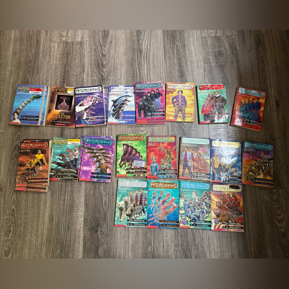 Animorphs Books Lot #1 2 3 4 5 6 7 8 10 12 13 14 18 21 22 23 25 27 33 37